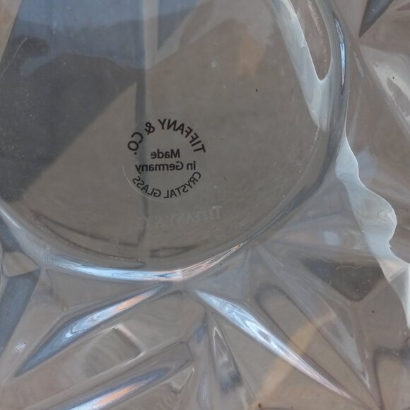 Tiffany & Co. Nos Round Bowl Rock Cut Crystal - Picture 12 of 15